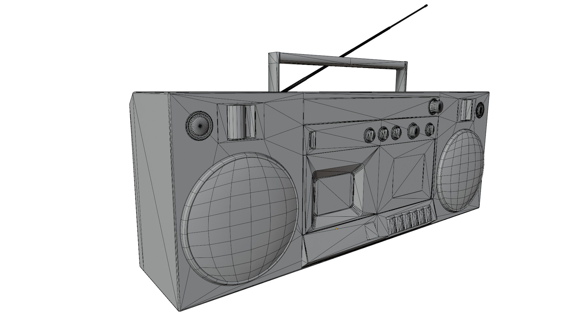 Boom Box 3D model_9