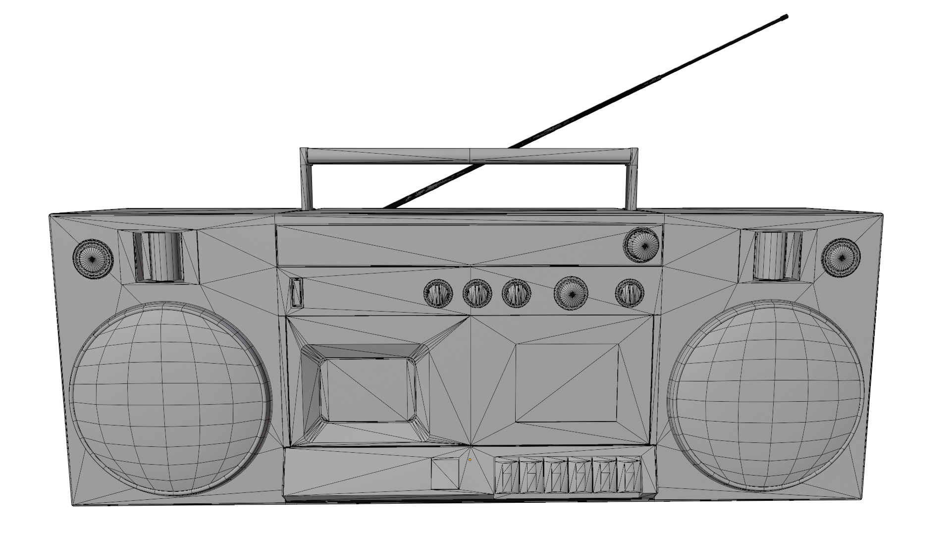 Boom Box 3D model_10