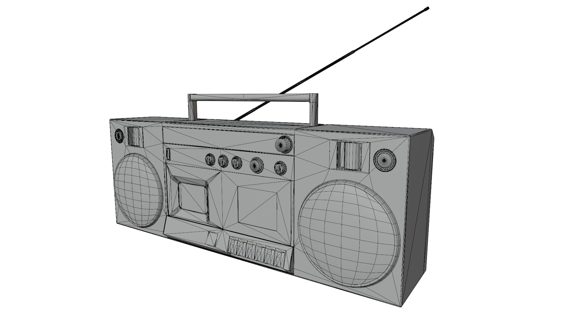 Boom Box 3D model_11