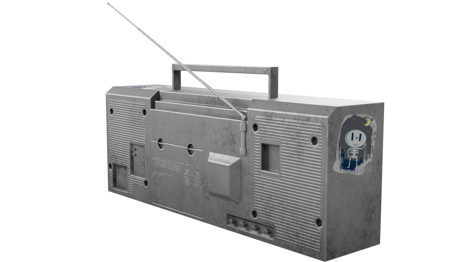 Boom Box 3D model_6