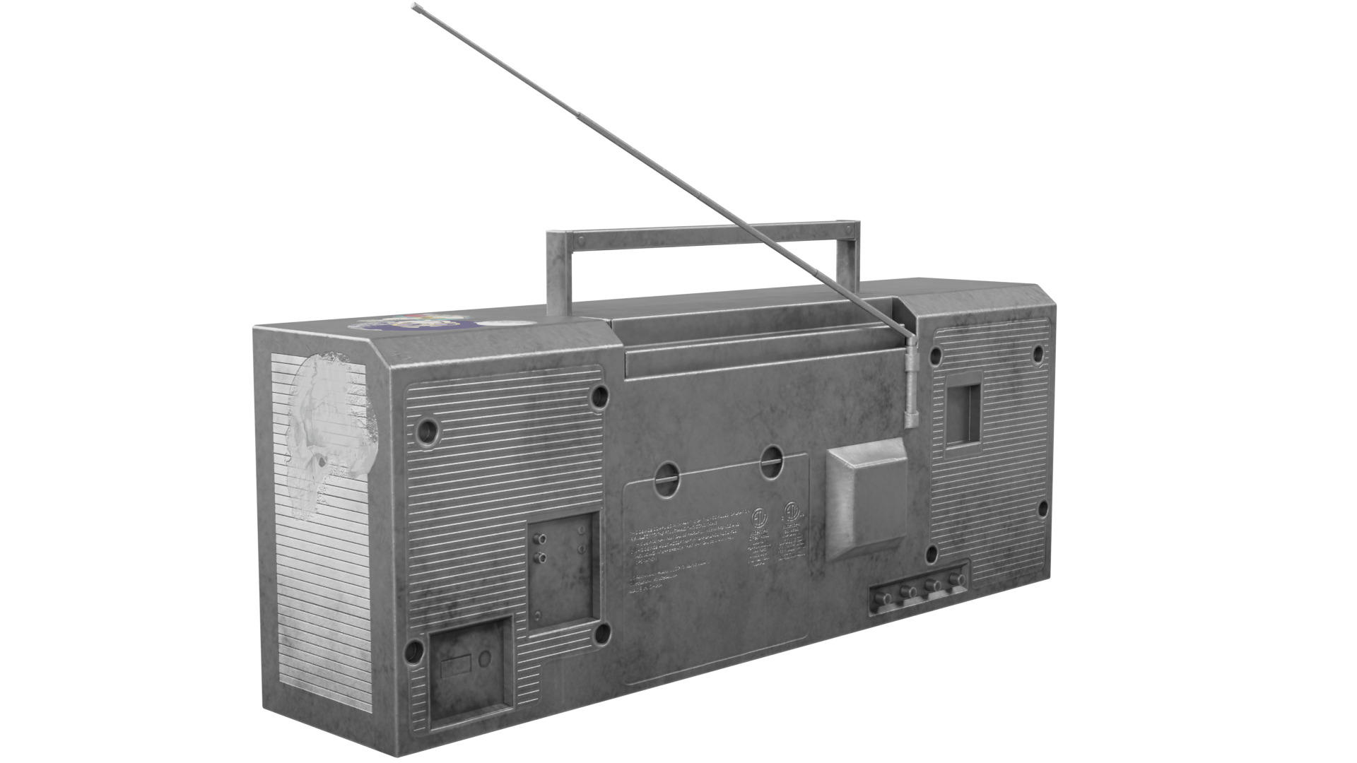 Boom Box 3D model_4
