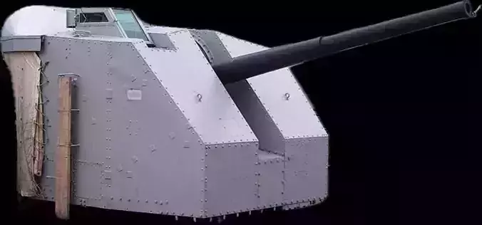 HMS Cavalier 4 and half inch g u n