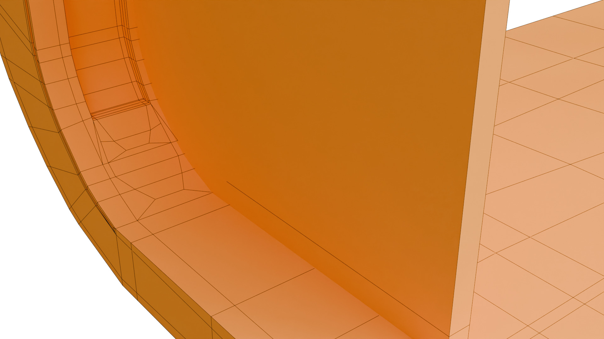 Sci-Fi Holographic Comm Pod Low-poly 3D model_25