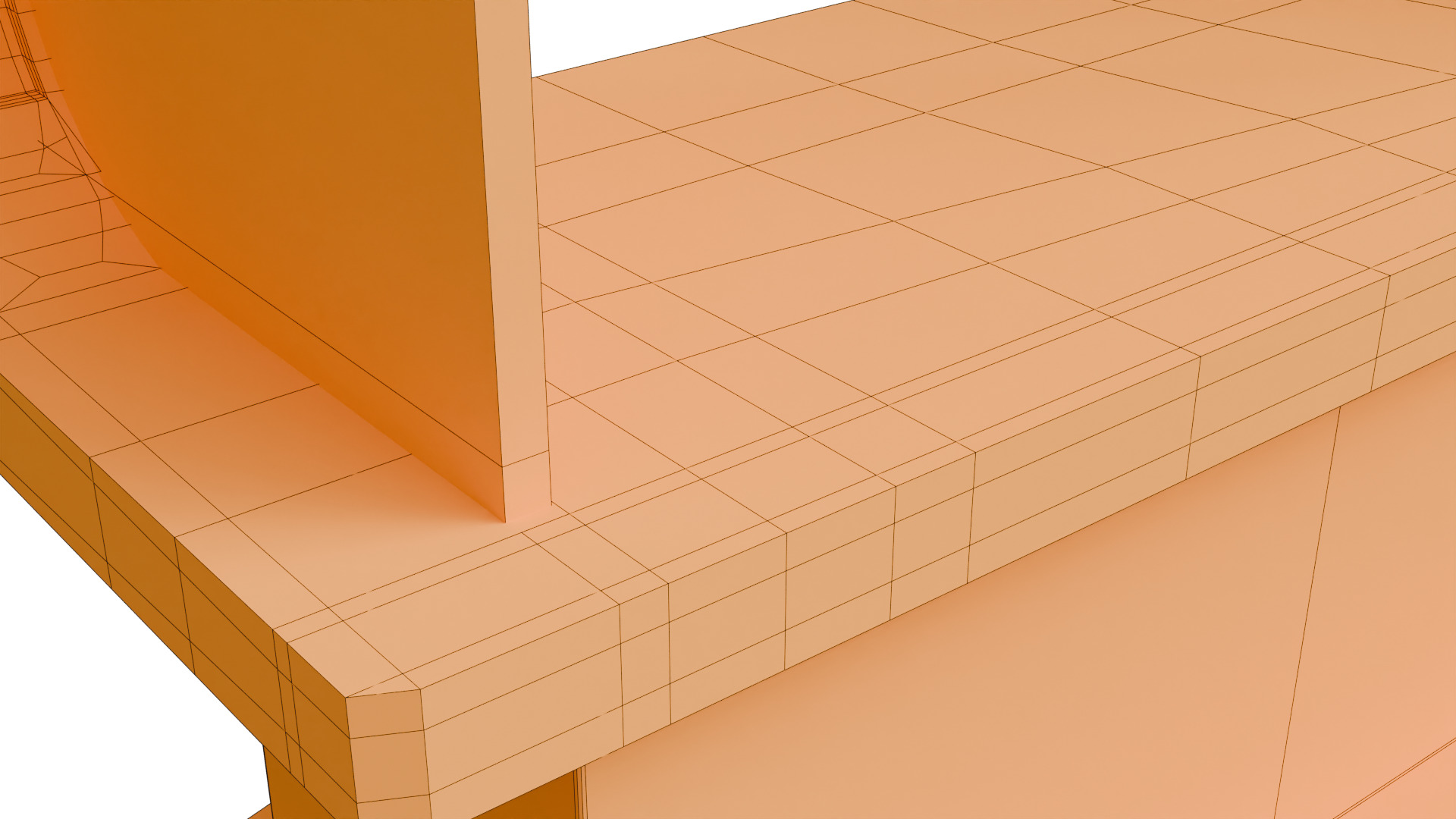 Sci-Fi Holographic Comm Pod Low-poly 3D model_34