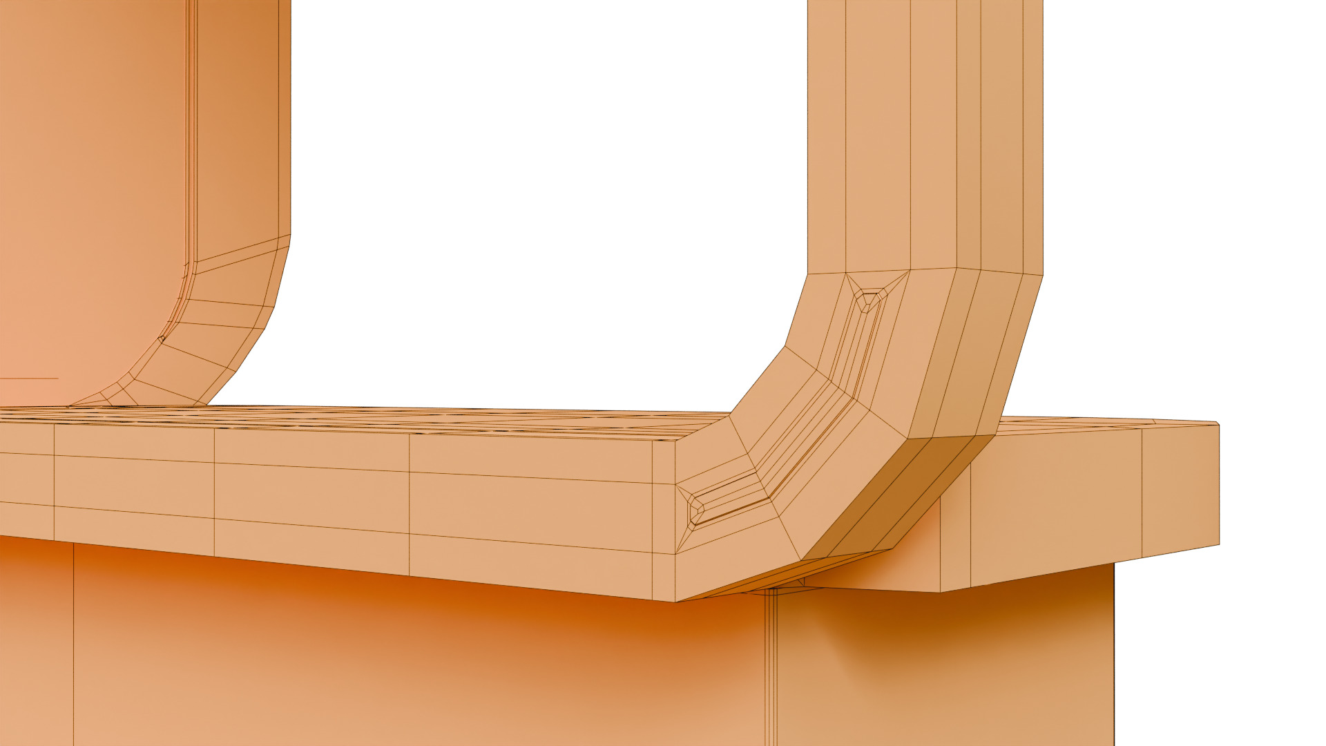 Sci-Fi Holographic Comm Pod Low-poly 3D model_26