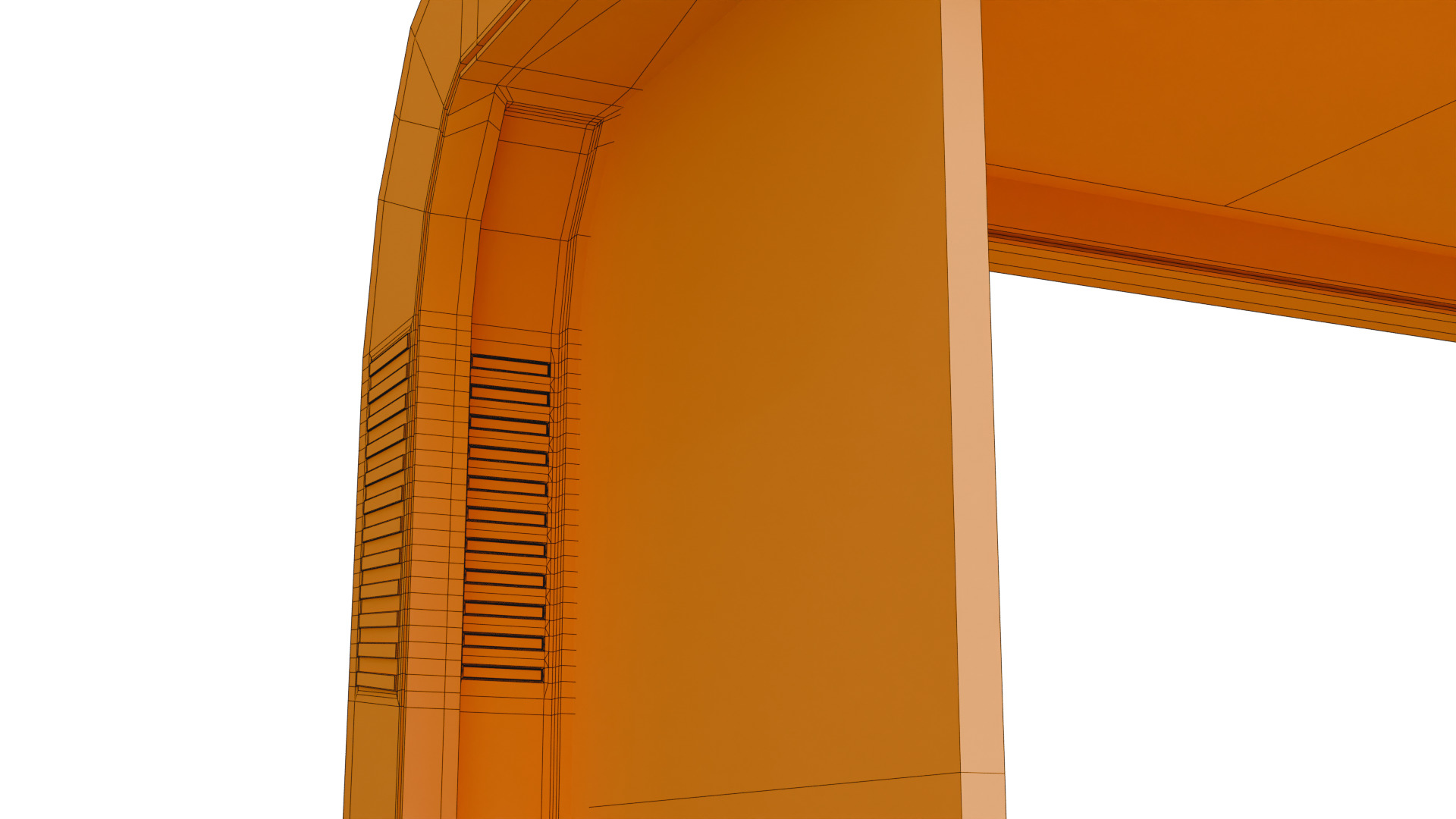 Sci-Fi Holographic Comm Pod Low-poly 3D model_28