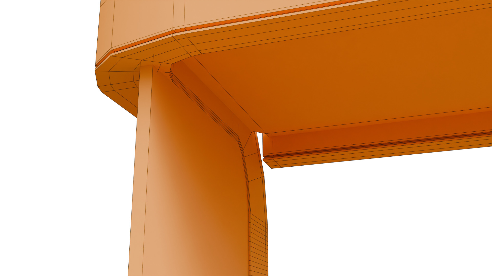 Sci-Fi Holographic Comm Pod Low-poly 3D model_21