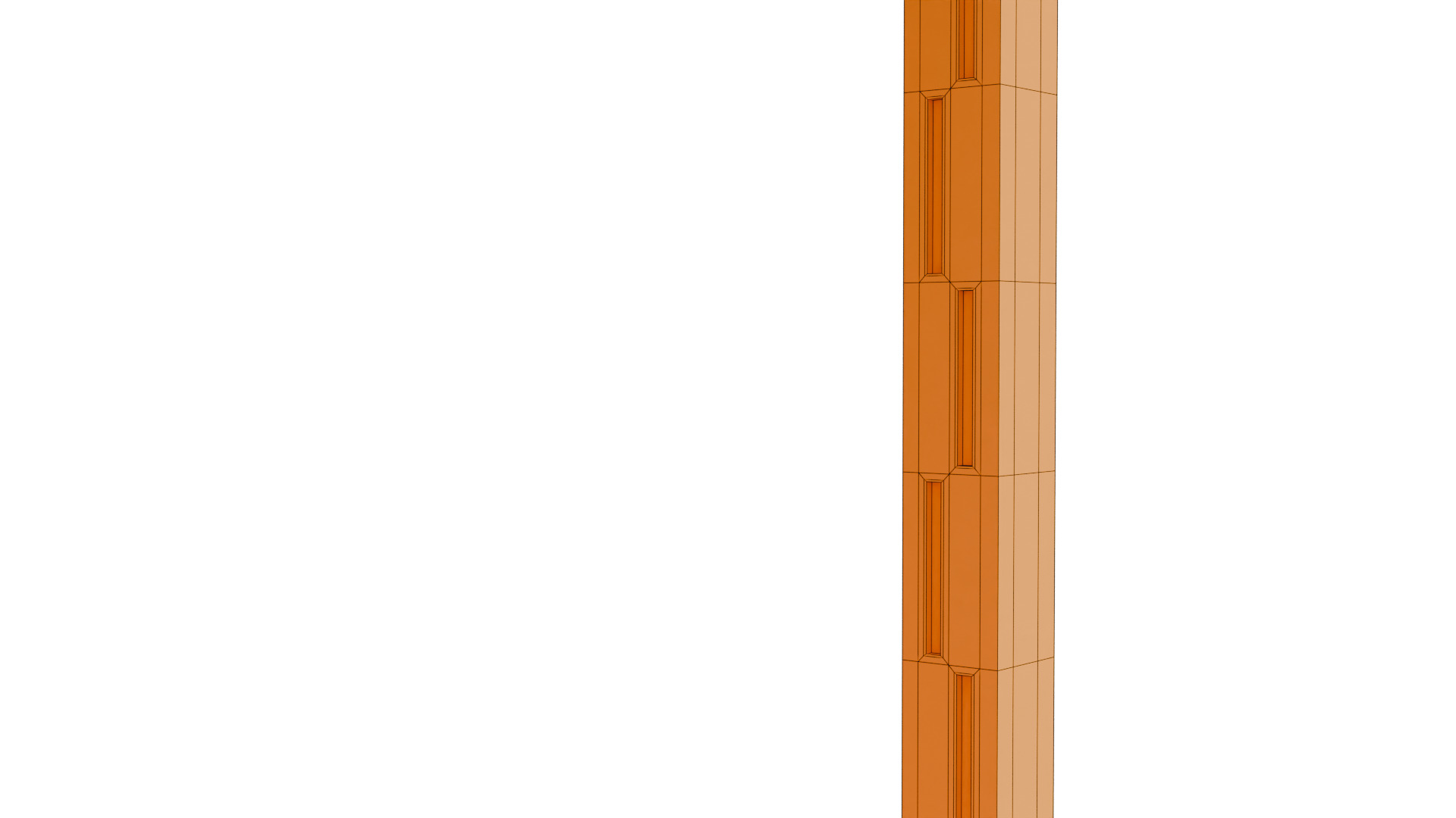 Sci-Fi Holographic Comm Pod Low-poly 3D model_17