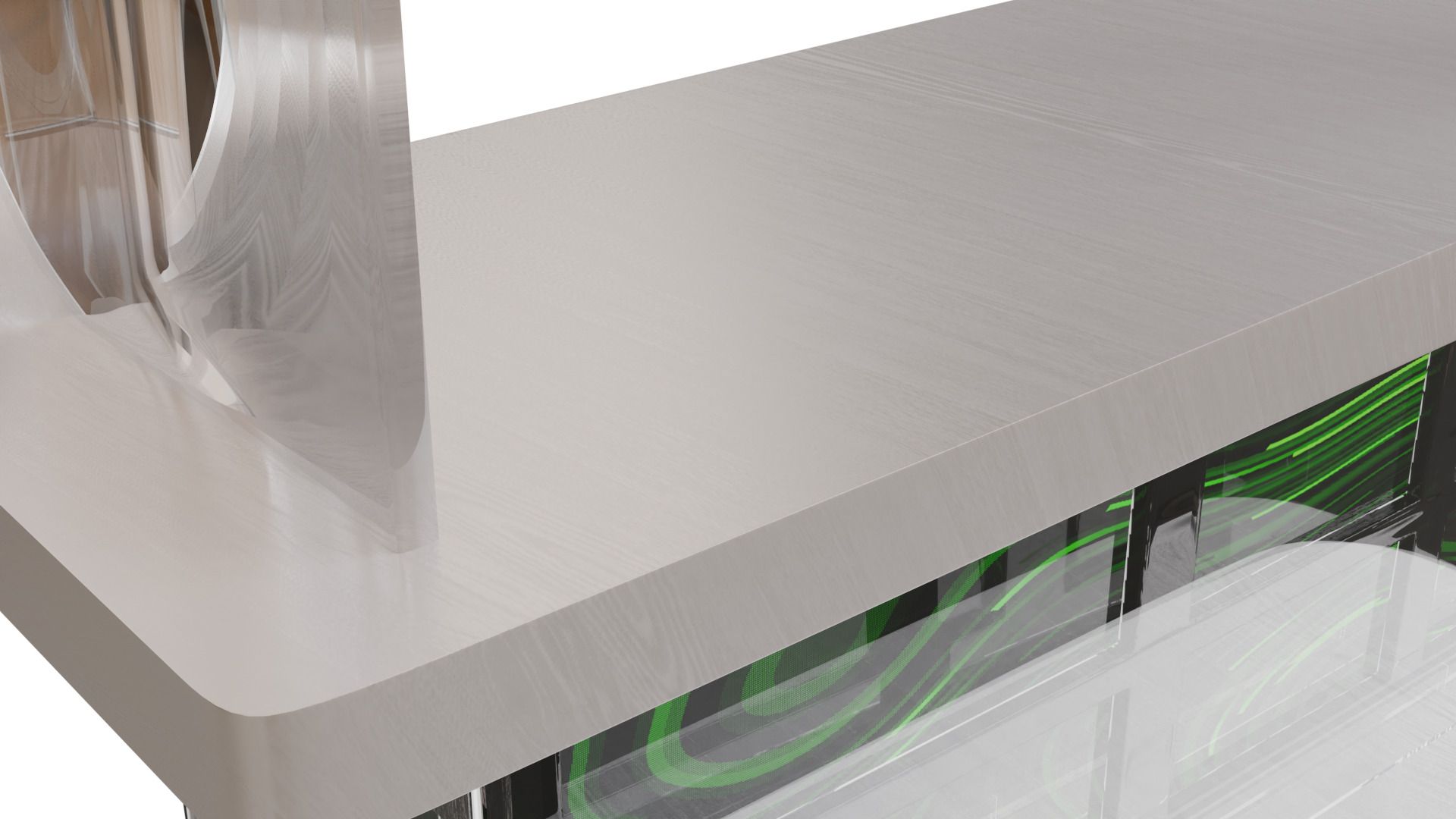 Sci-Fi Holographic Comm Pod Low-poly 3D model_33