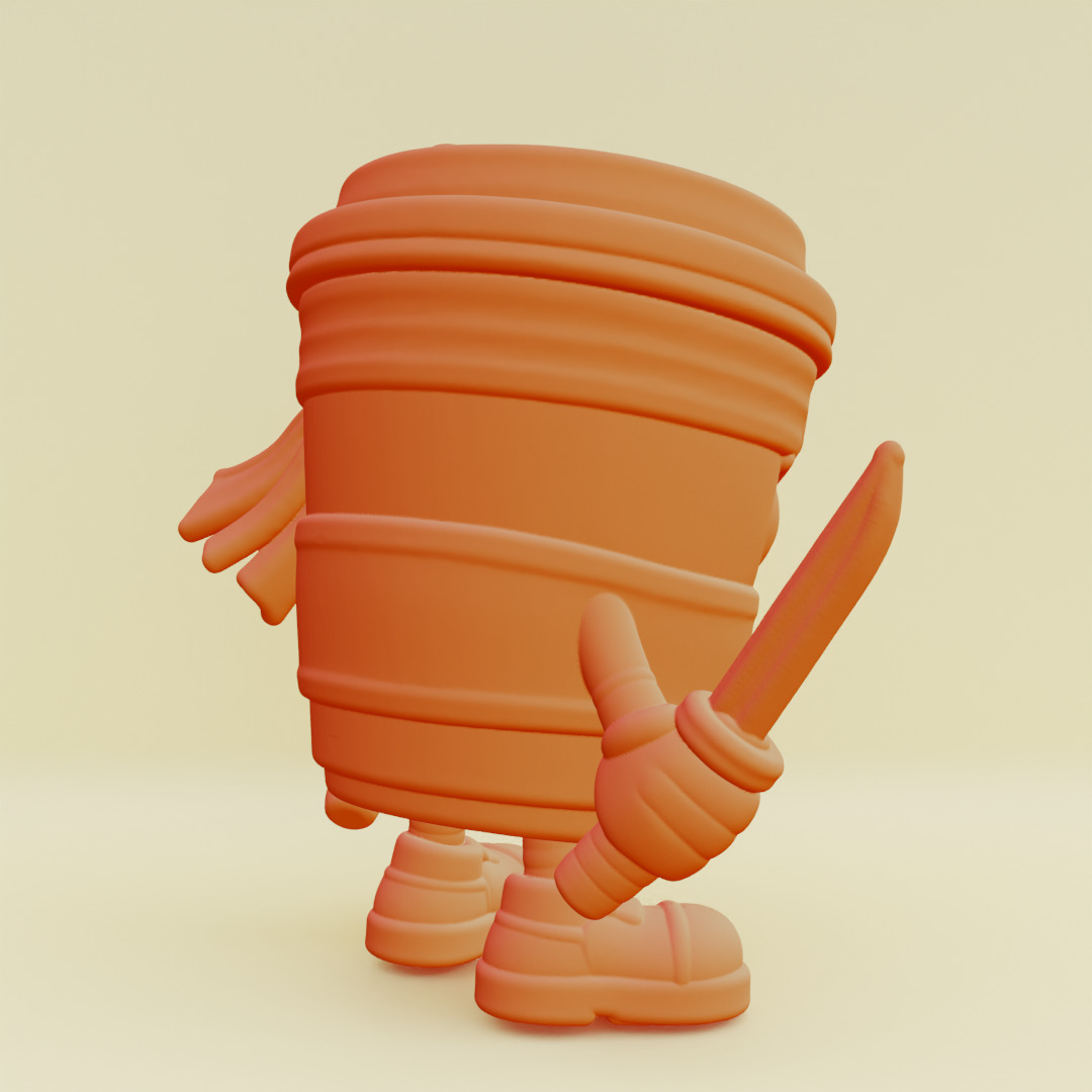 Capuccino Assassino Italian brainrot Printable 3D print model_13