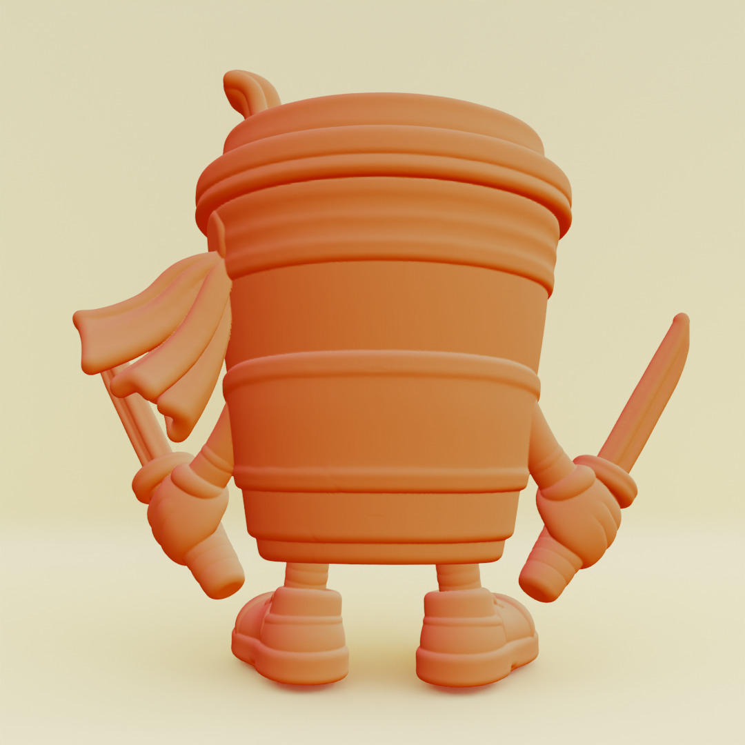 Capuccino Assassino Italian brainrot Printable 3D print model_11