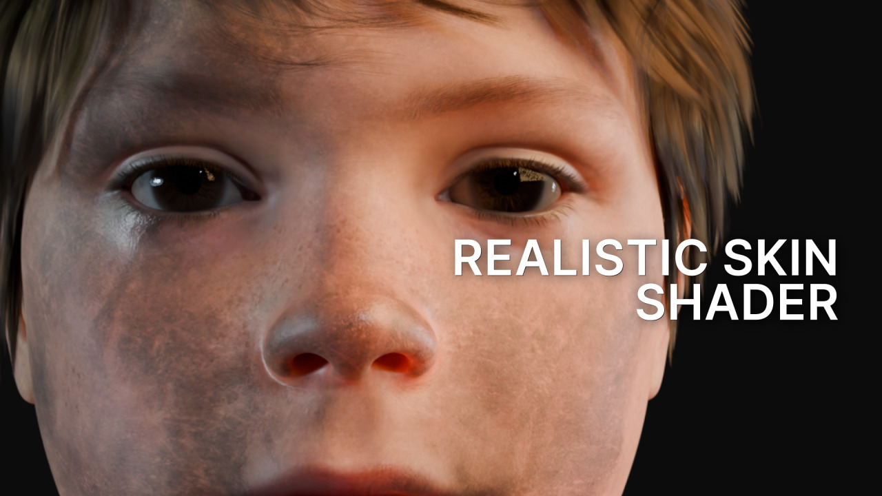 Cute Realistic Kid 3D Model - Tim Low-poly 3D model_11
