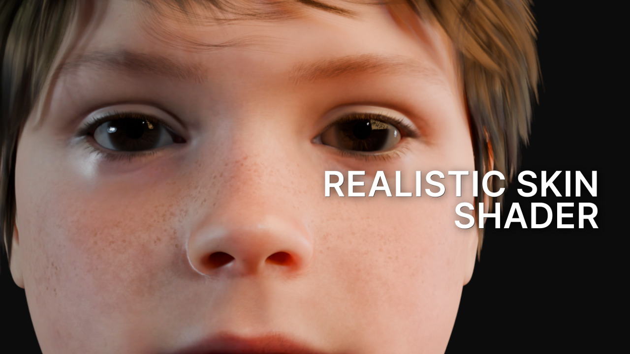 Cute Realistic Kid 3D Model - Tim Low-poly 3D model_10