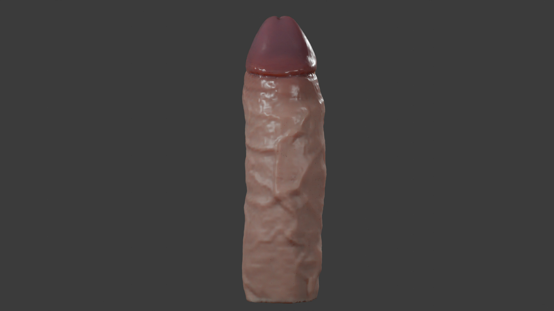 Penis Rigged Lowpoly and Highpoly Low-poly 3D model_6
