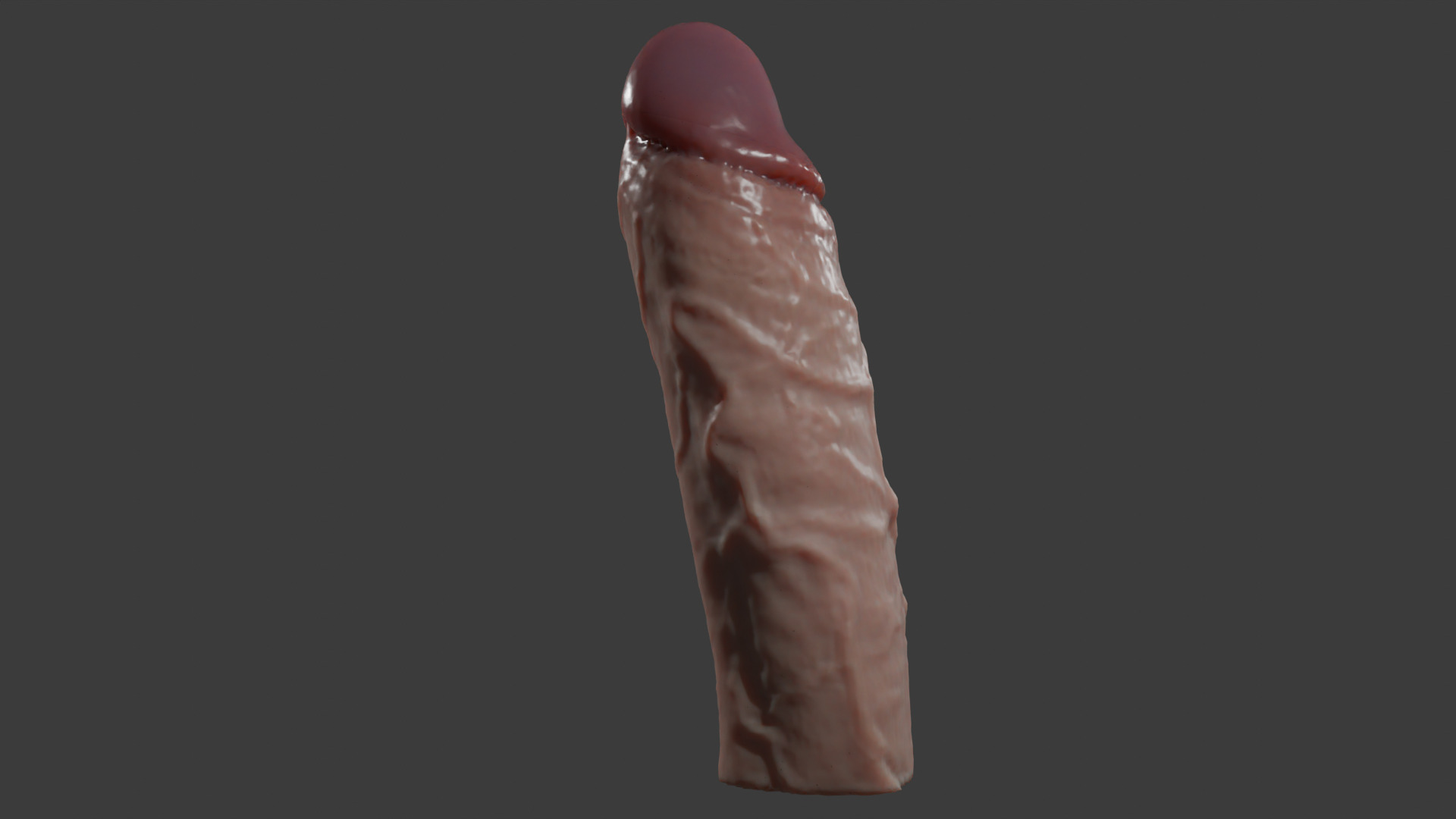 Penis Rigged Lowpoly and Highpoly Low-poly 3D model_5