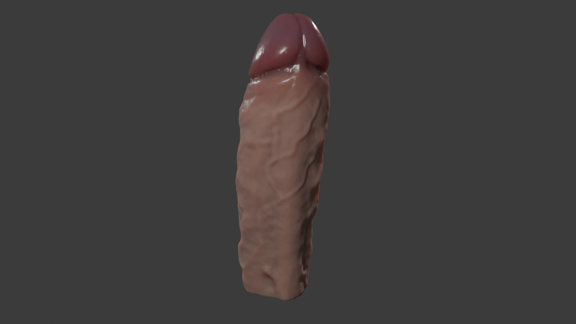 Penis Rigged Lowpoly and Highpoly Low-poly 3D model_7