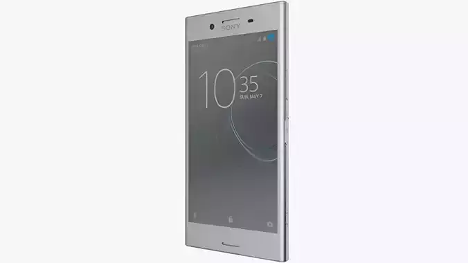 Sony Xperia XZ Premium Luminous Chrome 3D model