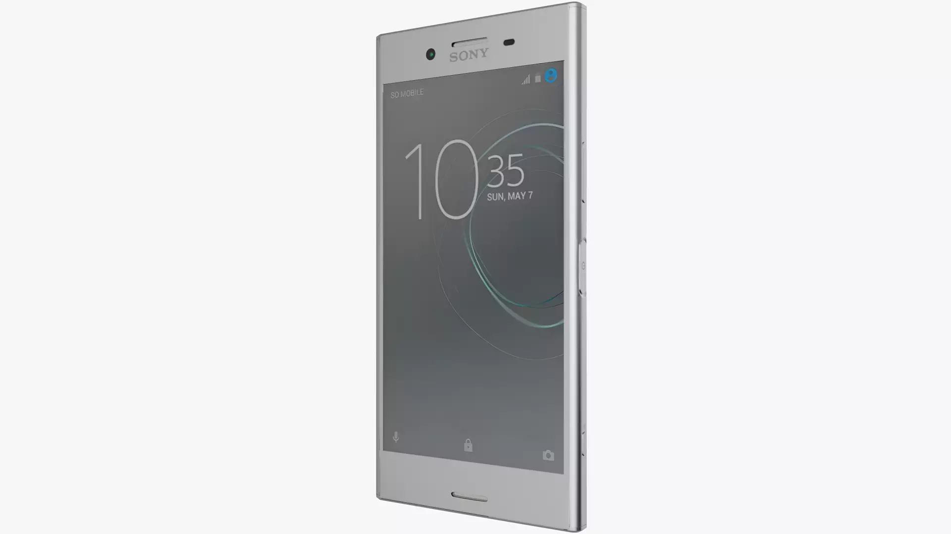 Sony Xperia XZ Premium Luminous Chrome 3D model_0