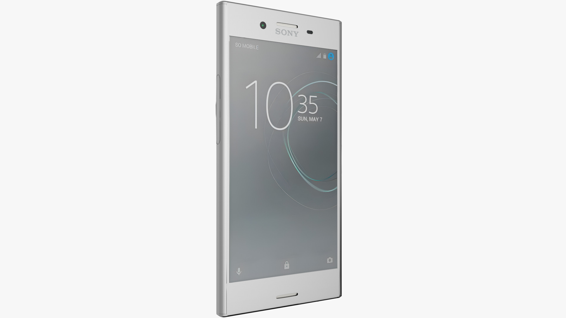 Sony Xperia XZ Premium Luminous Chrome 3D model_2