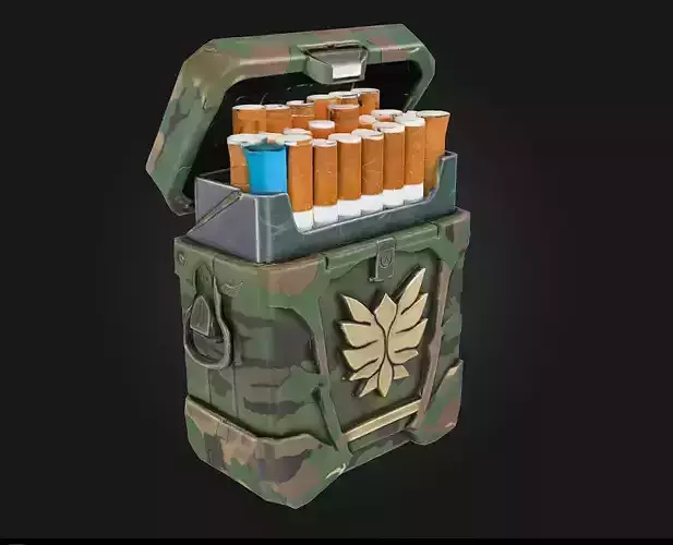 Cigarette Armor Pack  Gritty Style with a Smoked Edge 3D model