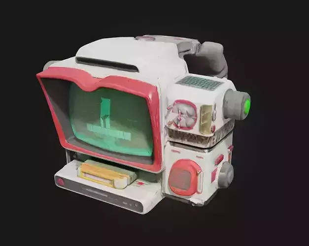 Retro Tech Gadget Nostalgic Innovation in Compact Form