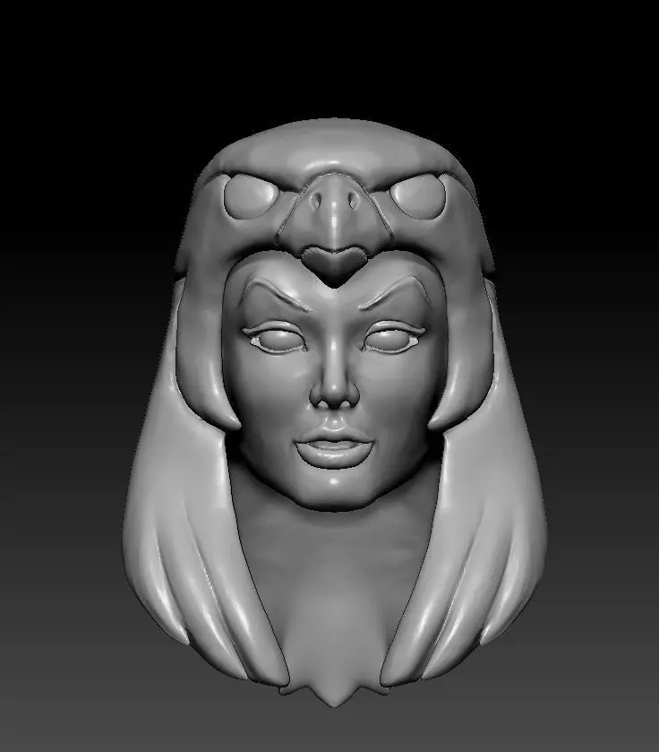 New Sorceress Filmation Motuc - Head for action figure 3D print model_0