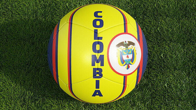 Soccer Ball Colombia 3D model