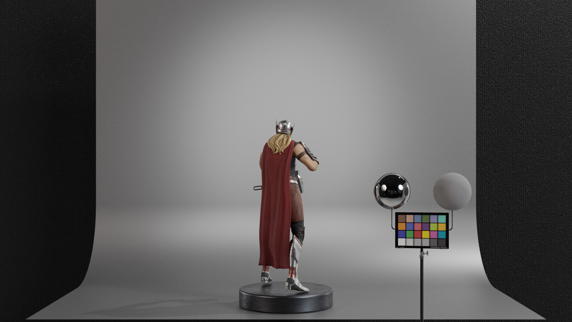 The Mighty Thor - Jane Foster Low-poly 3D model_12
