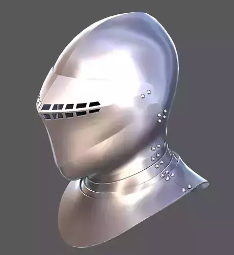 Italian renaissance inspired fantasy helmet Free low-poly 3D model