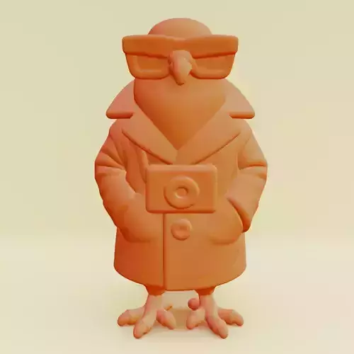 Spijuniro Golubiro Italian brainrot Printable 3D print model