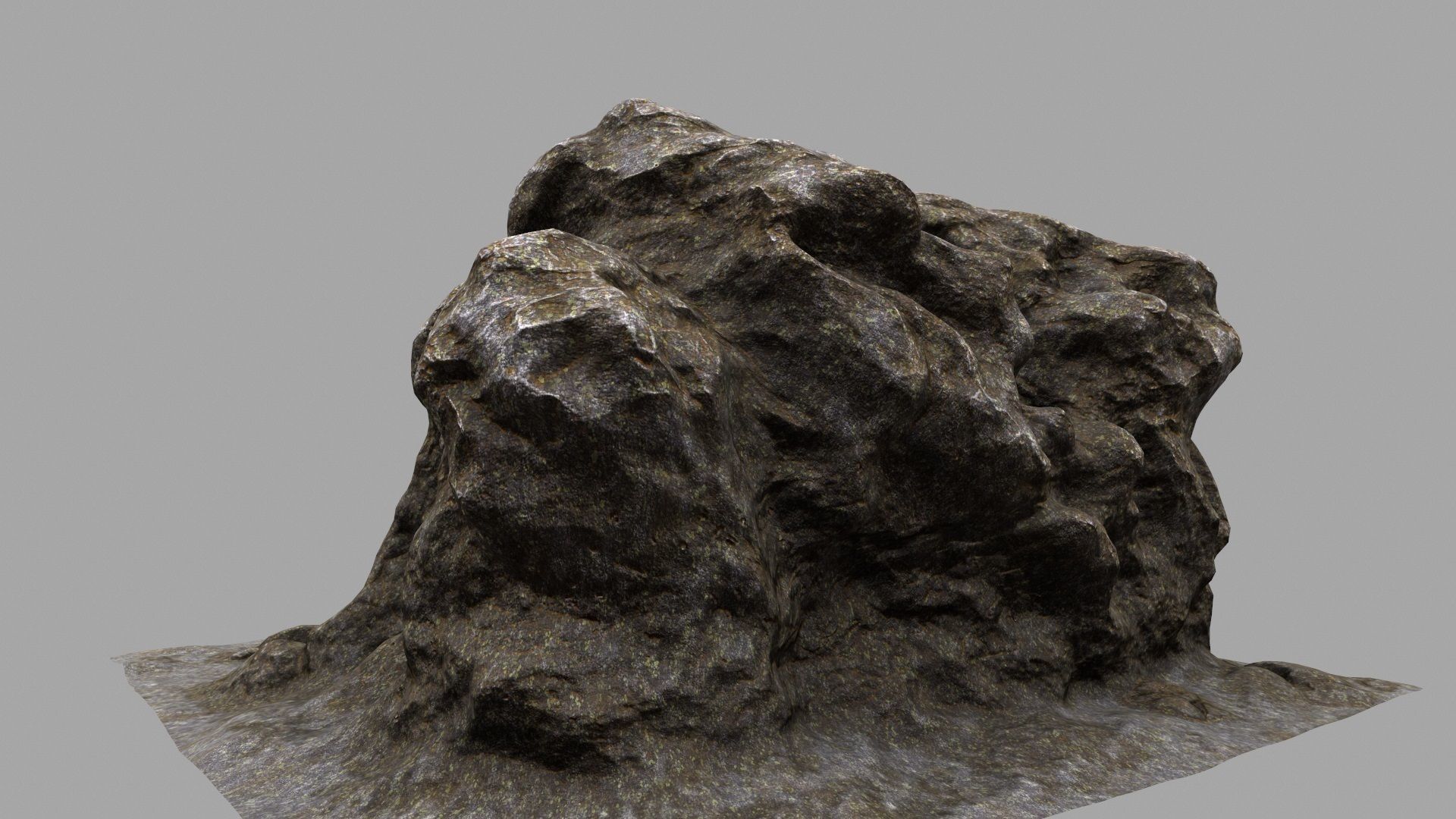 Rock Mount 3D model_2