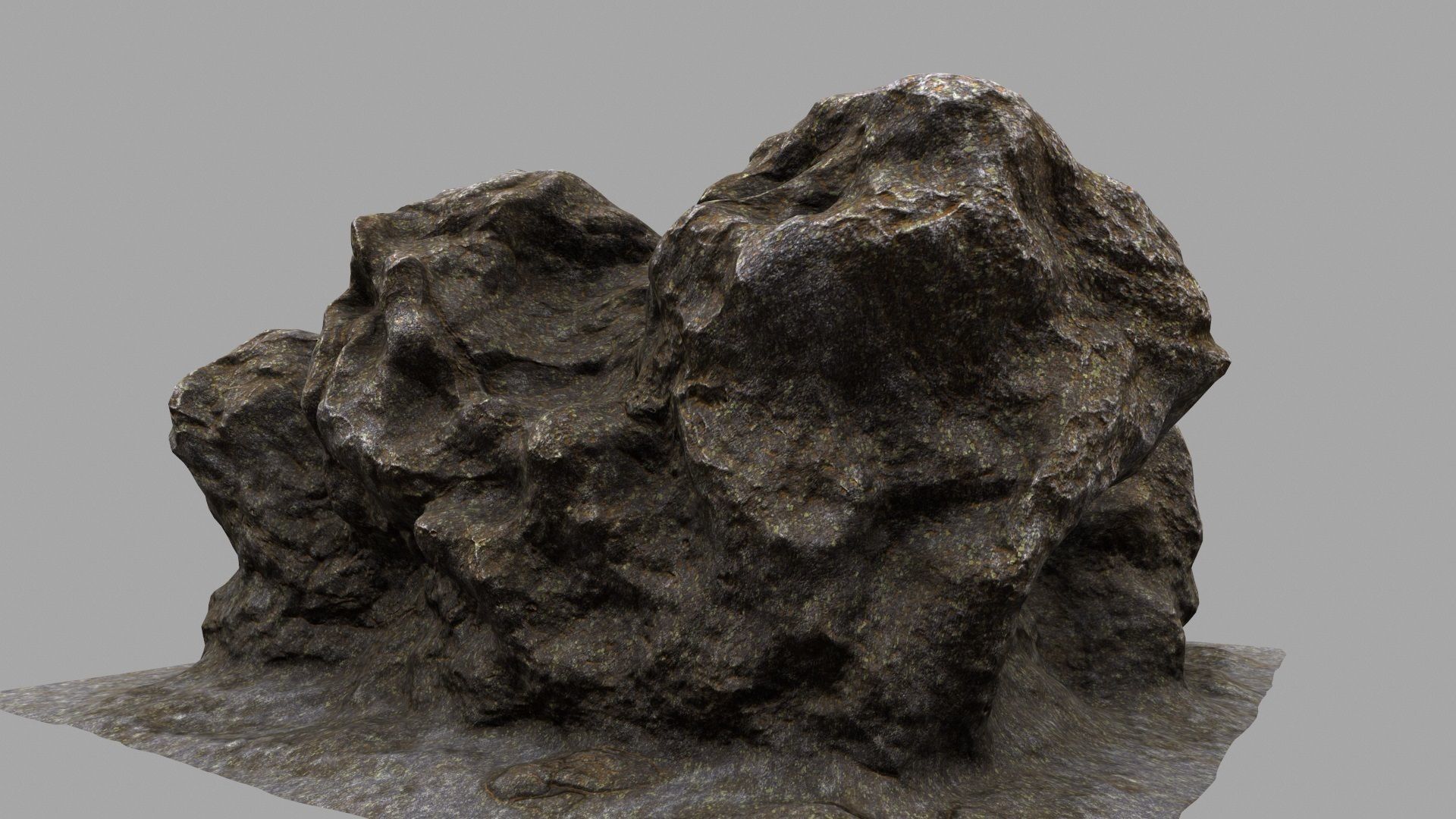 Rock Mount 3D model_1