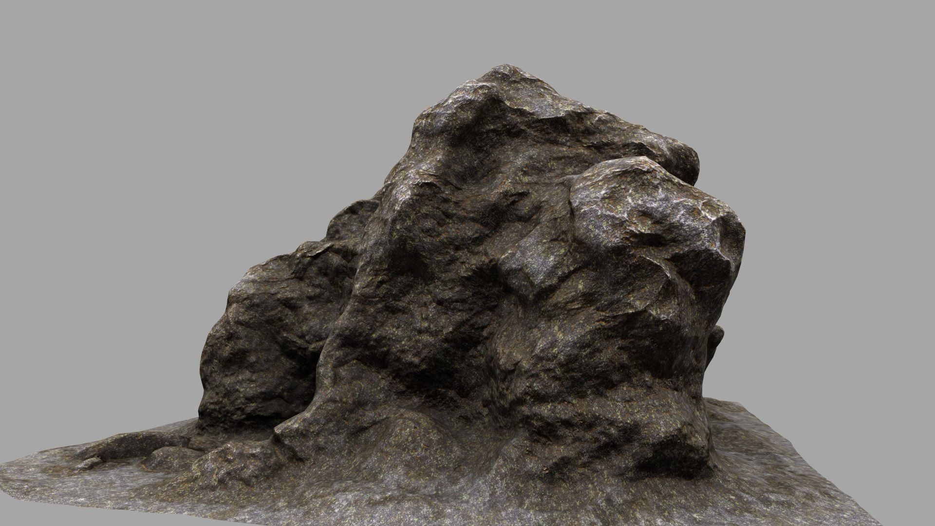 Rock Mount 3D model_3