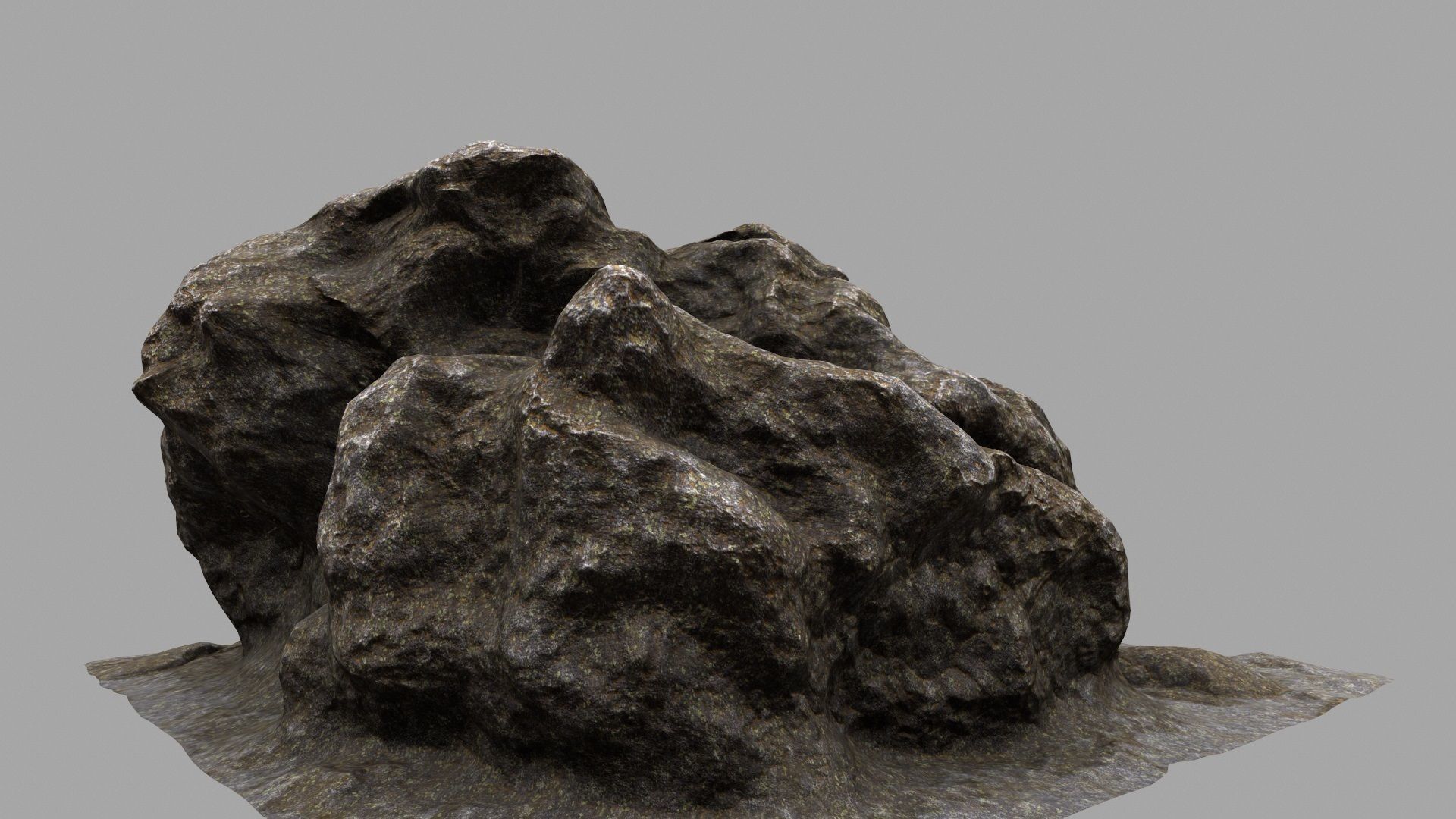 Rock Mount 3D model_5