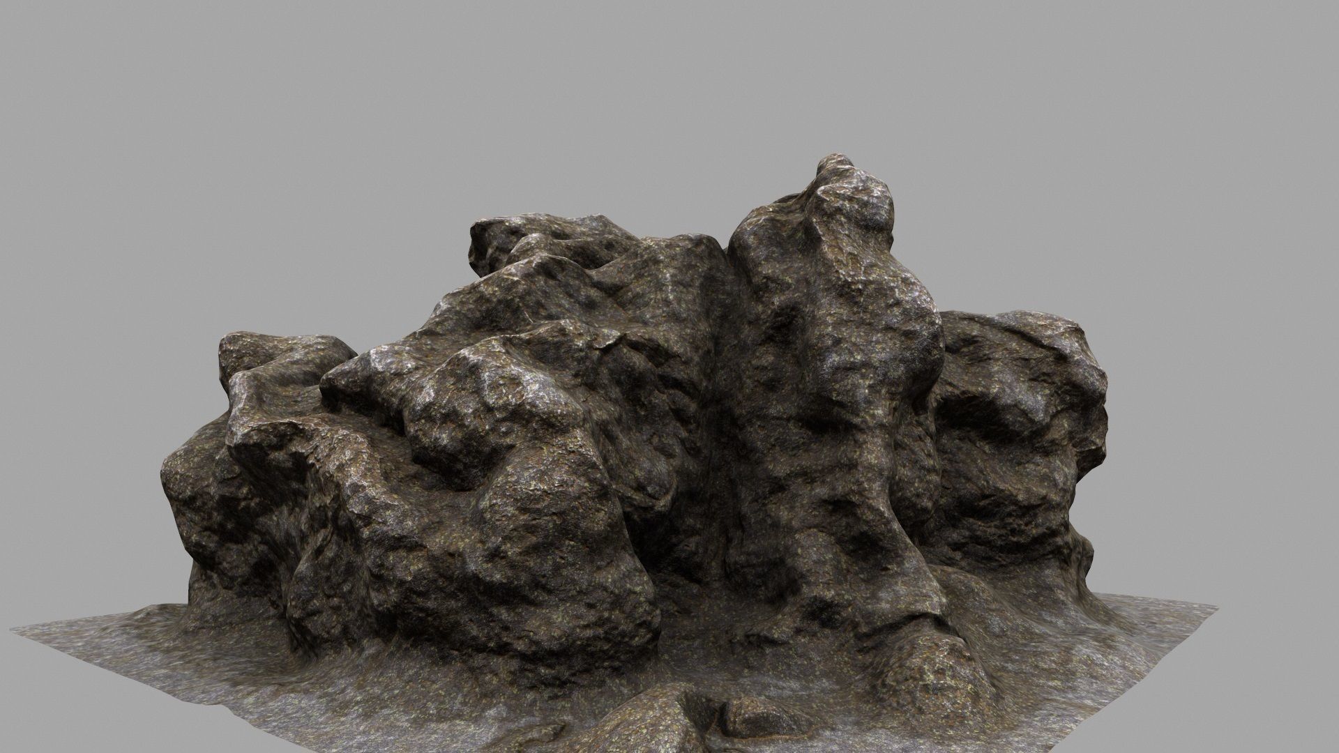 Rock Mount 3D model_4