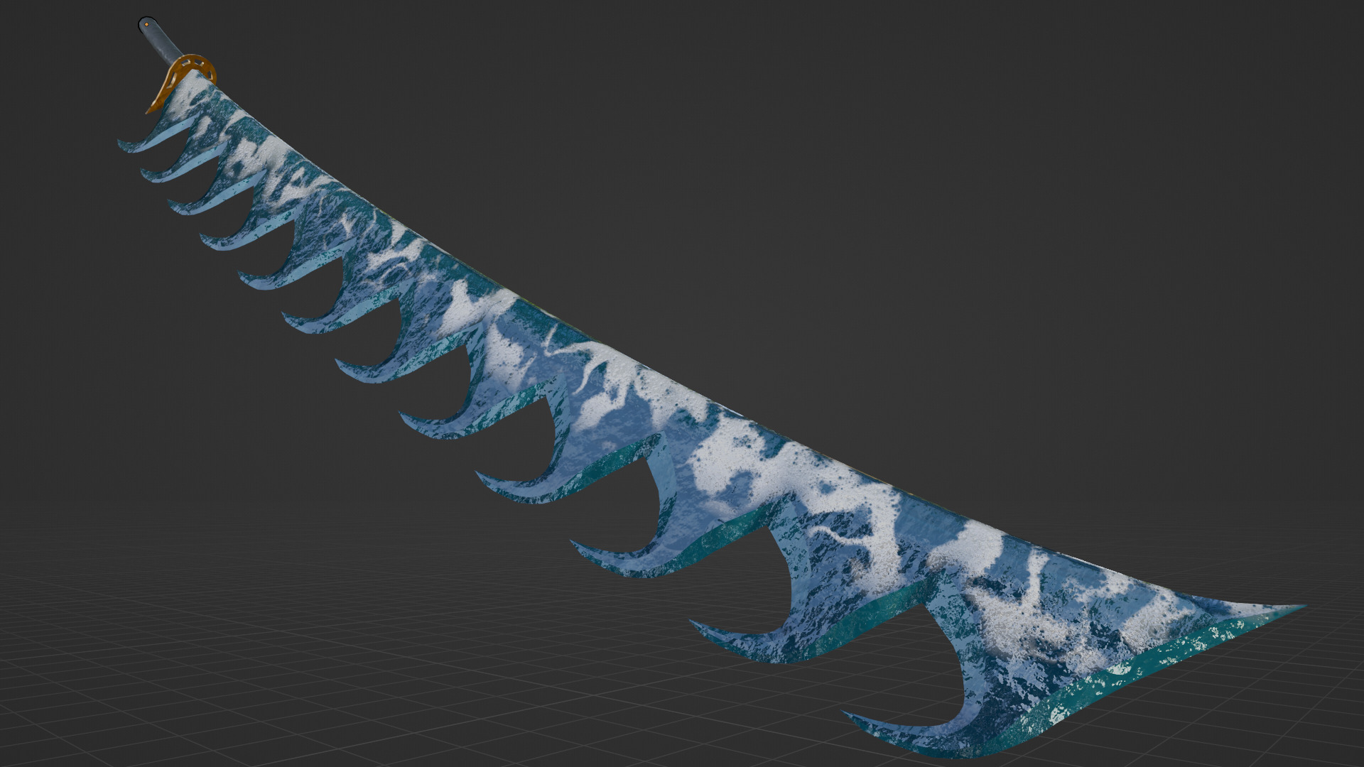 18 Weapons - Ocean Free 3D model_60