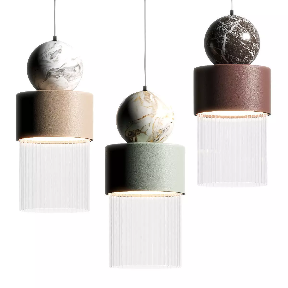 Aromas del Campo Glamm Pendant Lamp 3D model_0