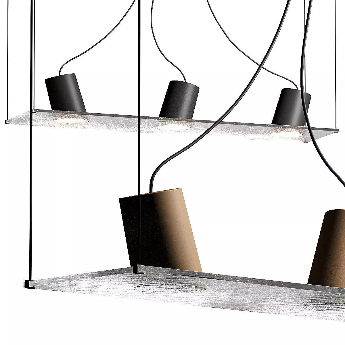 Hind Rabii Handmade Suspension Lamp 3D model_0