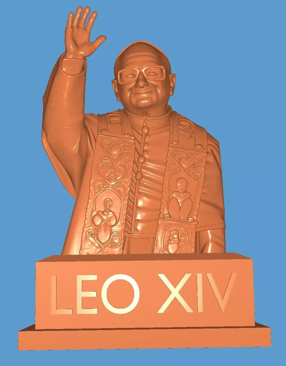 POPE LEO XIV 3D print model