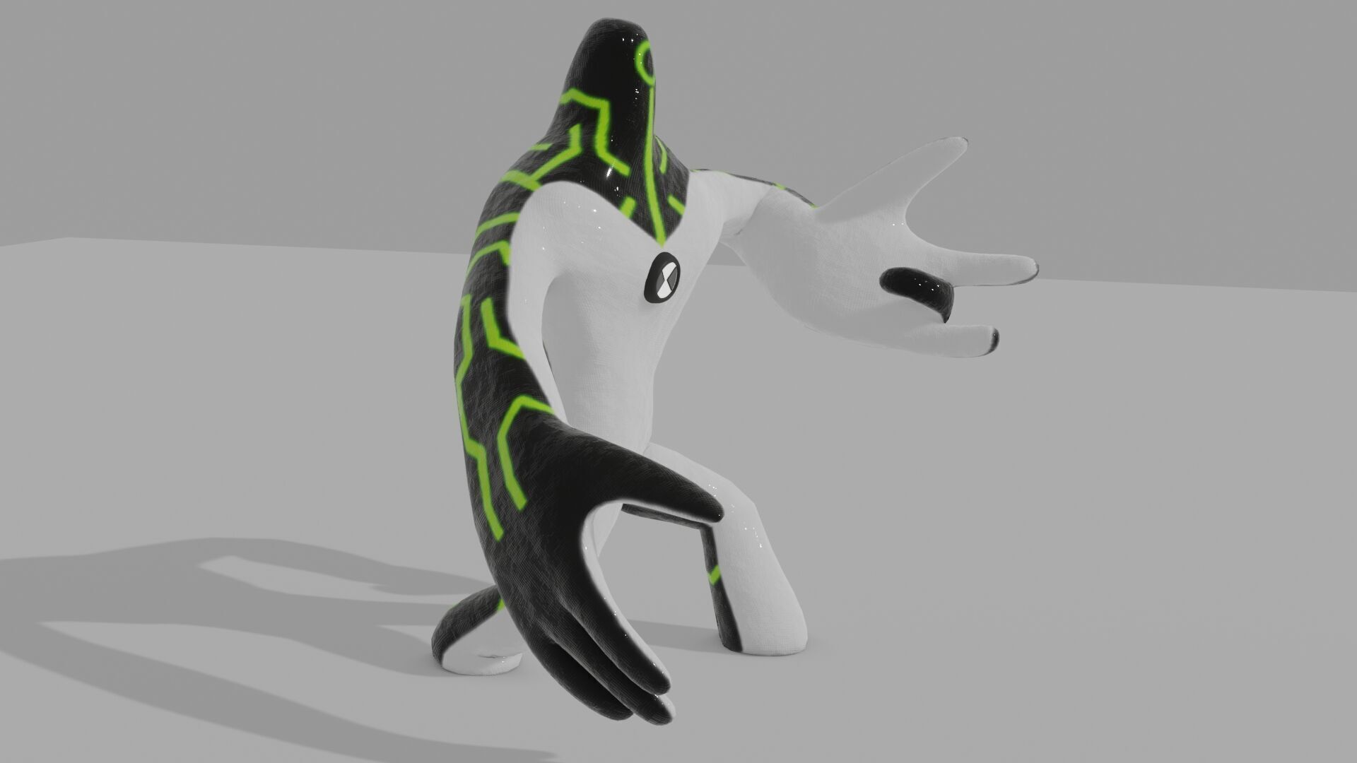 Alien Upgrade Ben 10 Classic 3D model_7