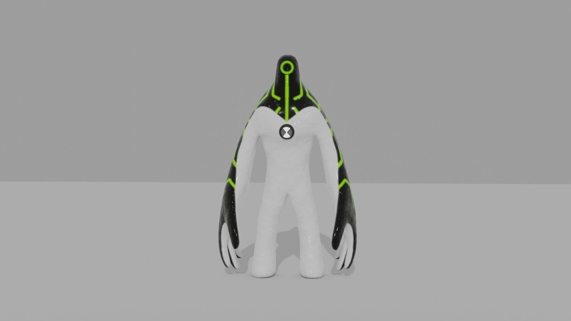 Alien Upgrade Ben 10 Classic 3D model_2