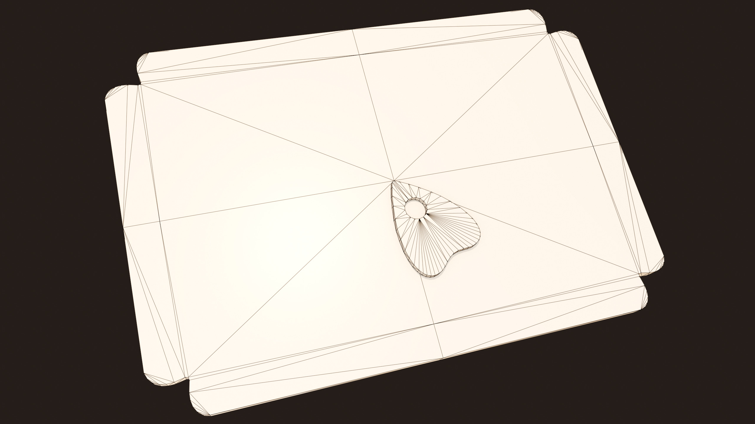 Spirit Ouija Board - PBR Game Ready  Low-poly 3D model_8