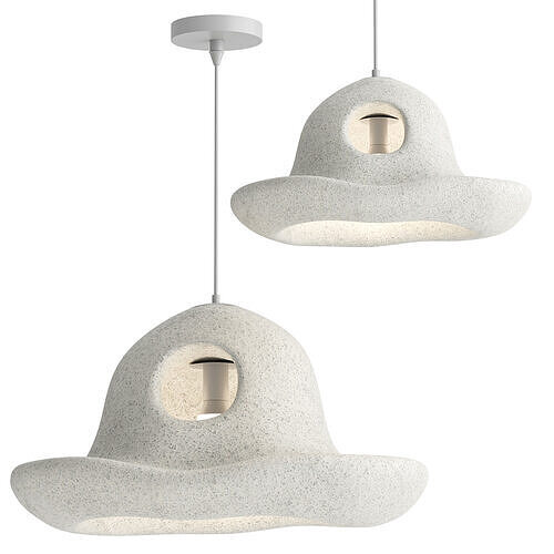 Office pendant light Low-poly 3D model