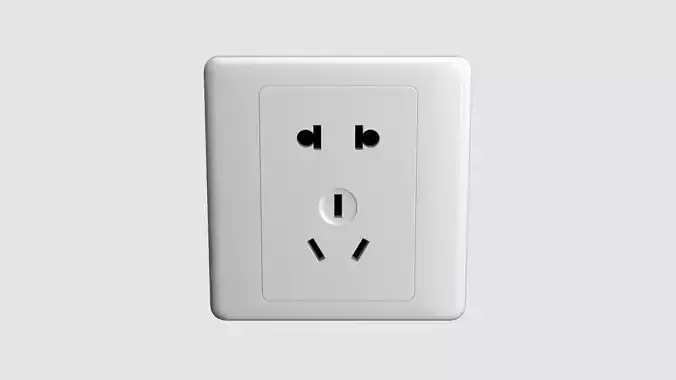 White Wall Plug