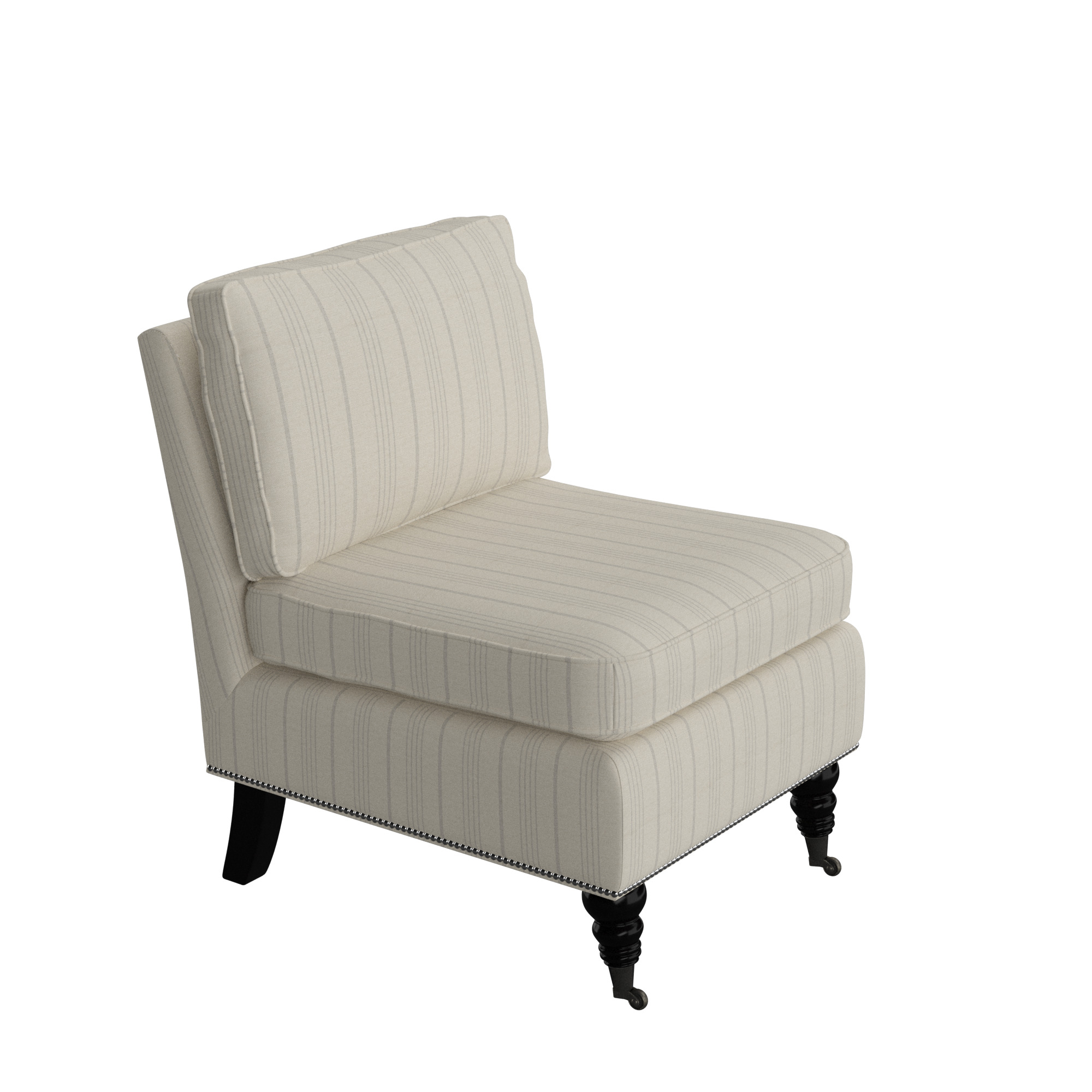 August Grove Slipper Chair 3D model_1