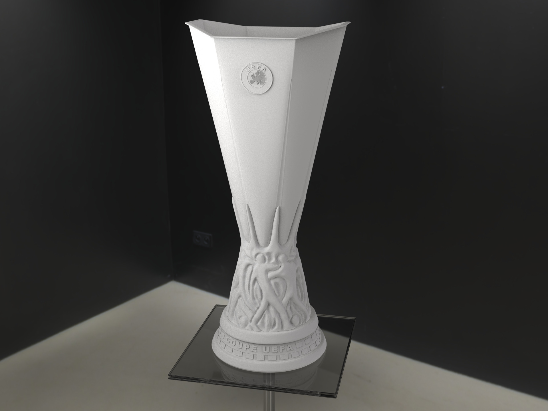 UEFA Europa league trophy award 2025 3D model_10