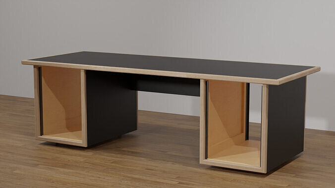 Miller Studio Desk by Path Design Free 3D model