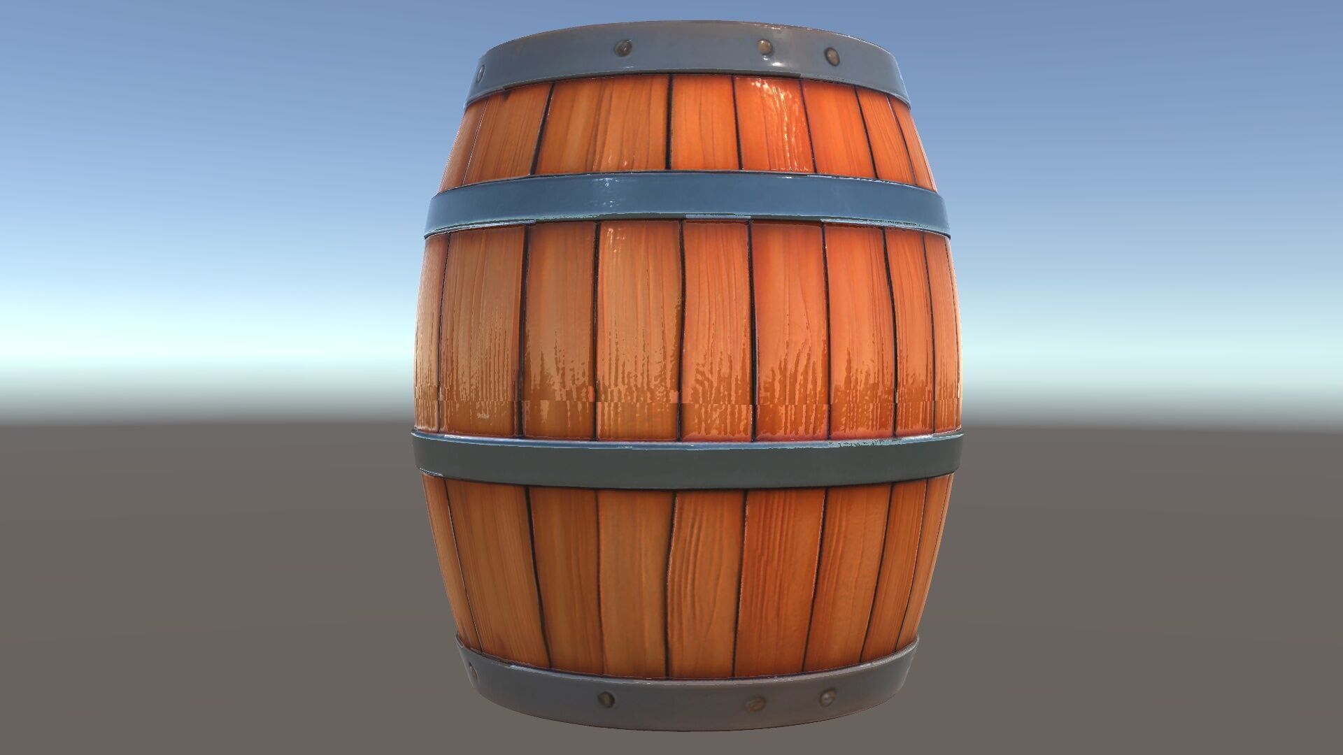 Rustic Wooden Barrel Model Pack for Environment Design Low-poly 3D model_5