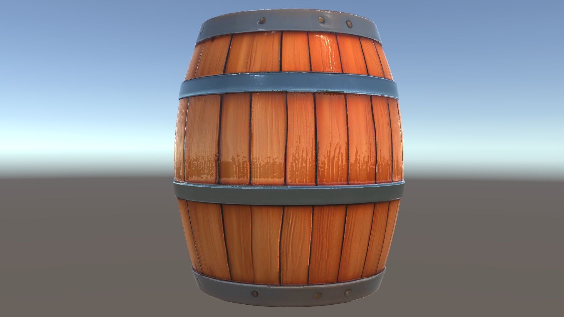 Rustic Wooden Barrel Model Pack for Environment Design Low-poly 3D model_21