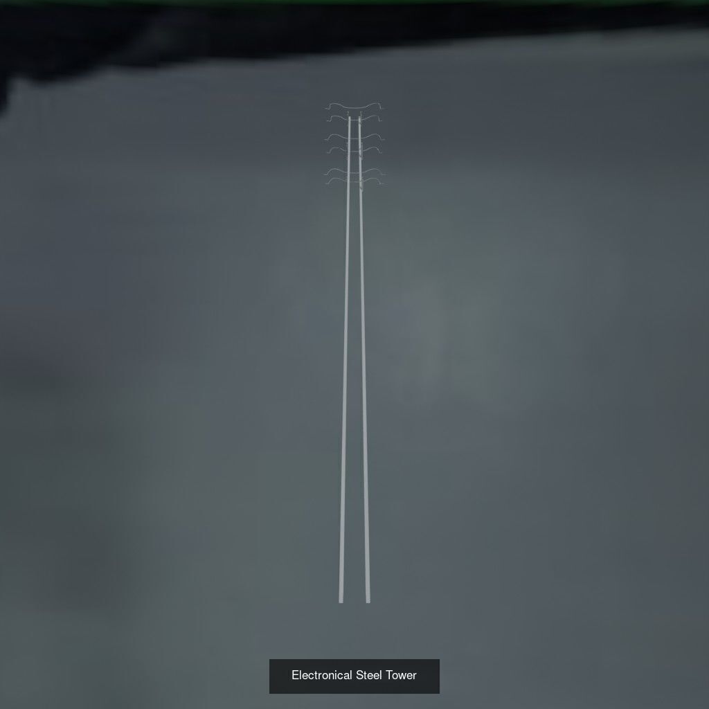 Electronic Steel Tower 1 3D Model Collection_15